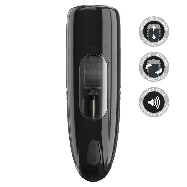 Prettylove Marlon 全自动USB充电式抚触器 具有10种推力和旋转功能（语音功能♫）