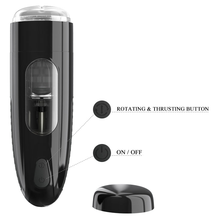Prettylove Marlon Automatic USB rechargeable Stroker With 10 Thrusting & Rotating Functions(Voice Function♫)