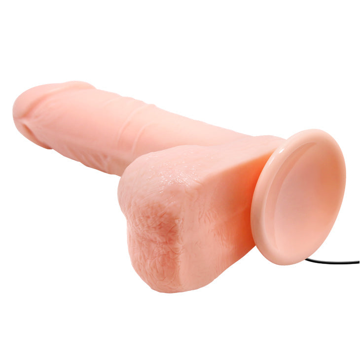 Baile 8" Vibrating Realistic Dildo with Balls -  Sex Toys & Adult Toys | XtoySmart Canada