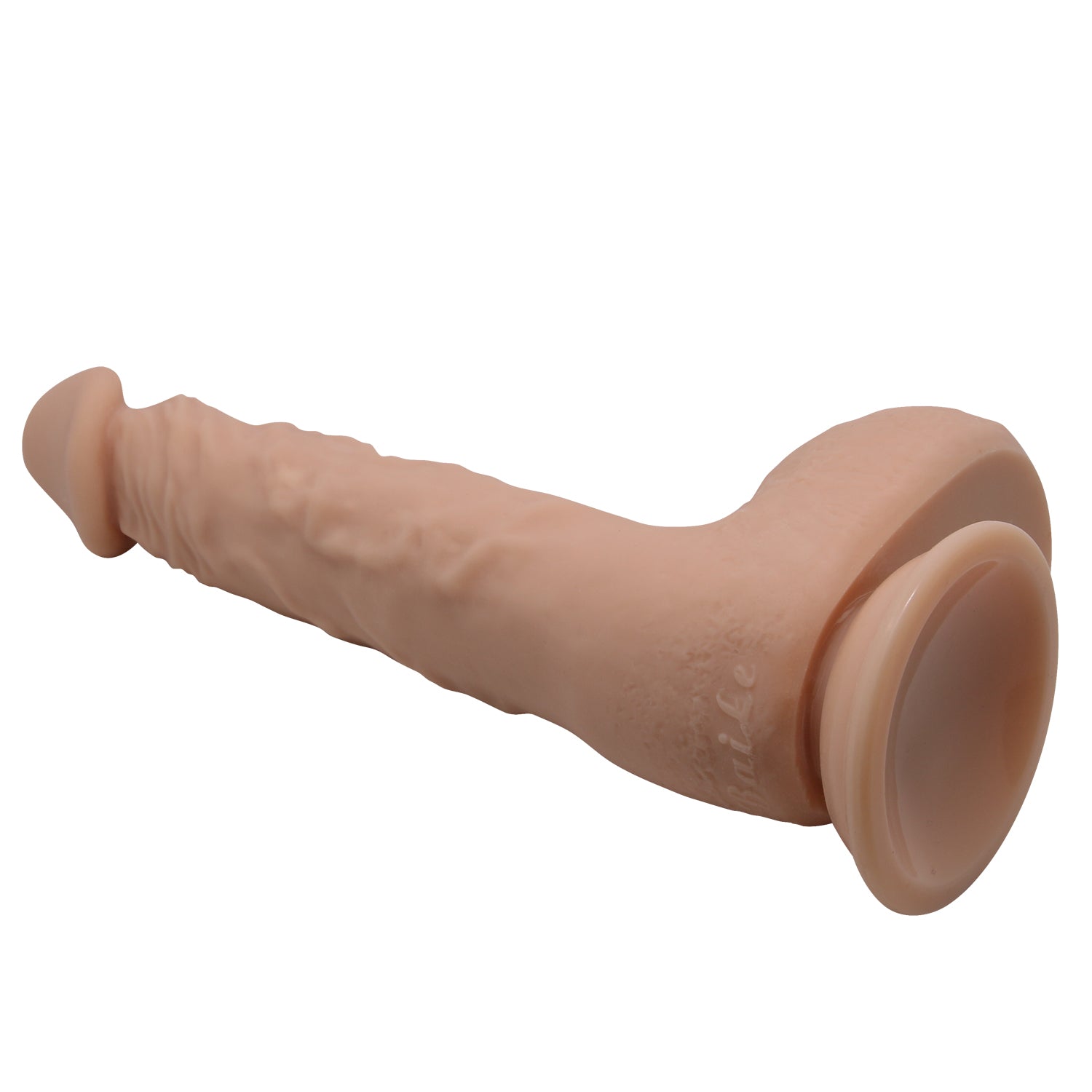 Baile 9.8 Inch Lifelike Dildo With Suction Cup In Flesh