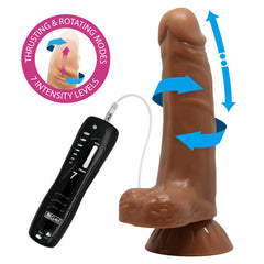 Baile 7.3 Inch Vibrating Dildo with 7 Rotating & Thrusting Vibration Functions