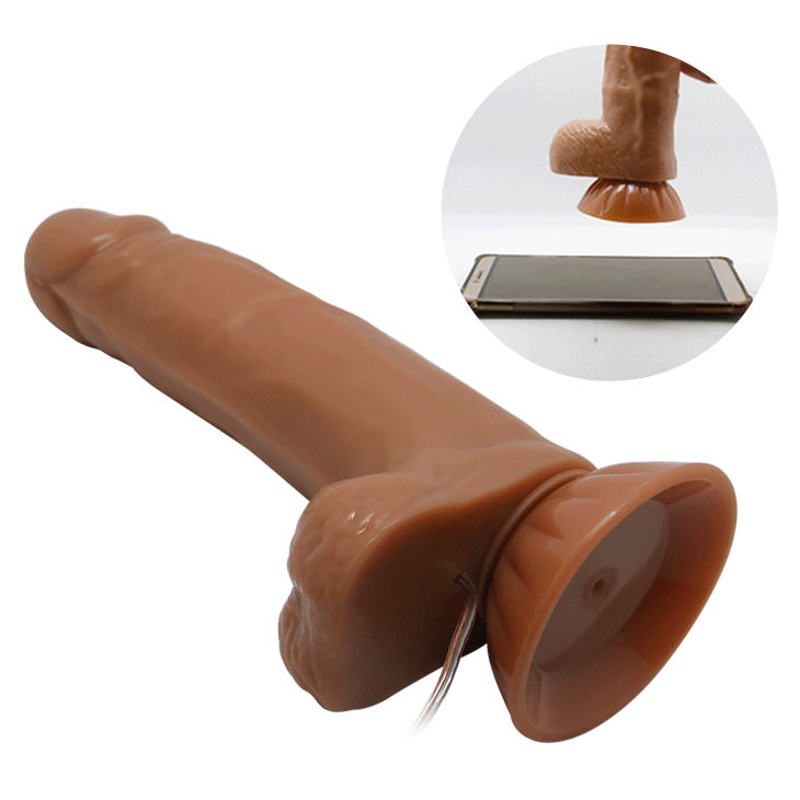 Baile 7.3 Inch Vibrating Dildo with 7 Rotating & Thrusting Vibration Functions