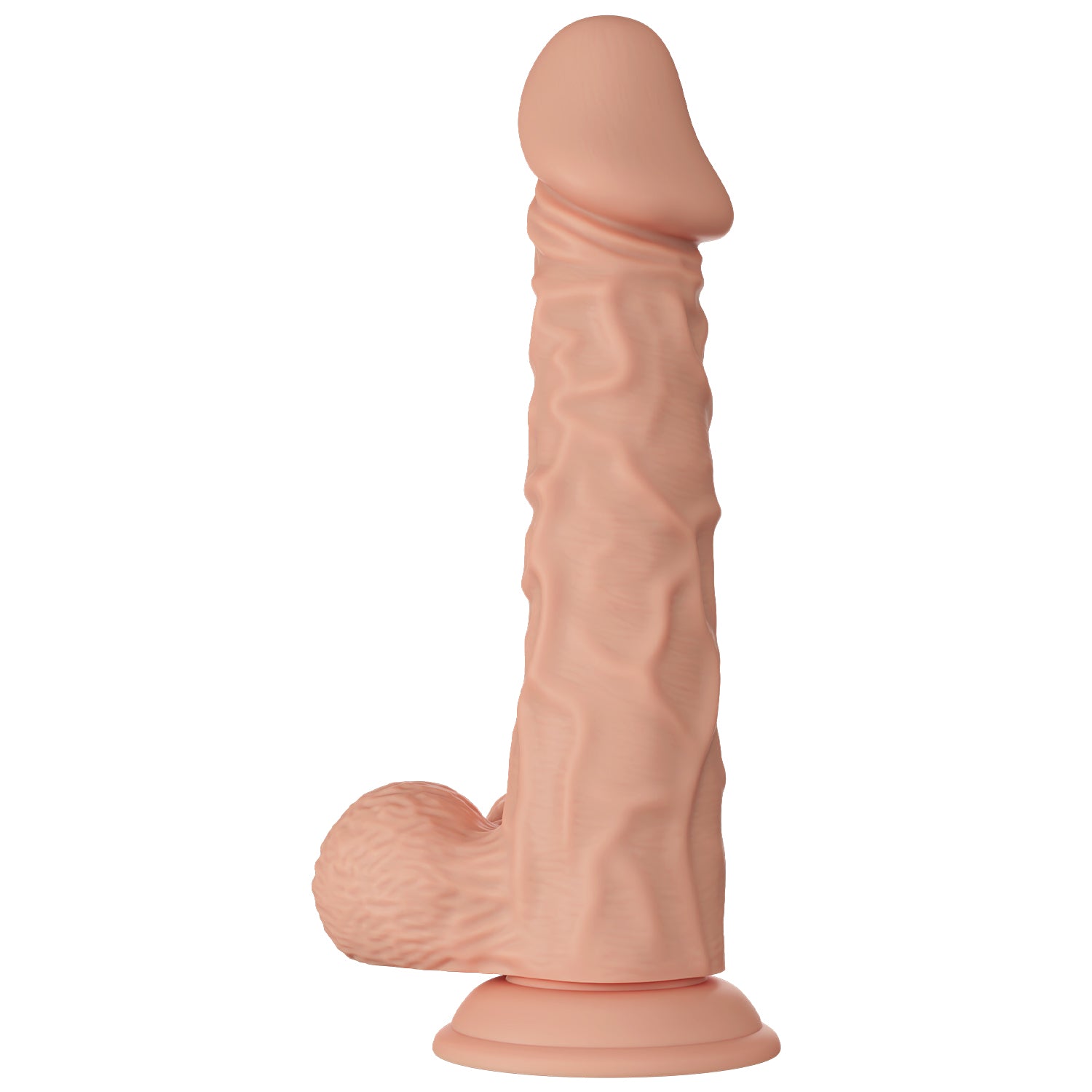 Baile 9.4 Inch Lifelike Dildo With Suction Cup In Flesh