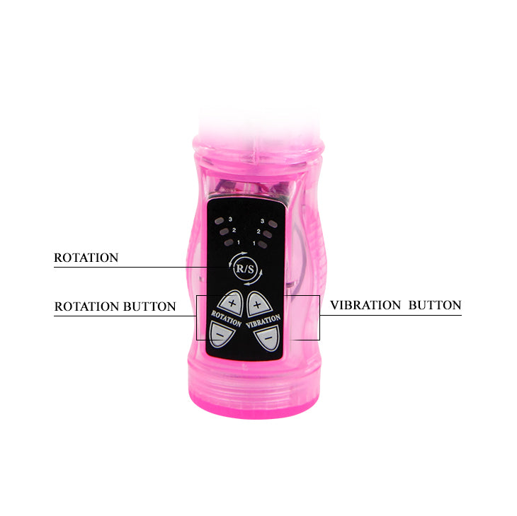 Baile Crazy Bunny Rabbit Vibrator with Rotation & Thrusting Functions