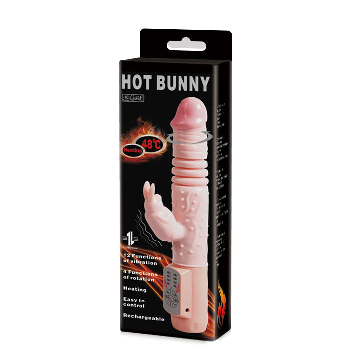 百乐 Hot Bunny 兔子振动器 带振动和旋转功能🔥