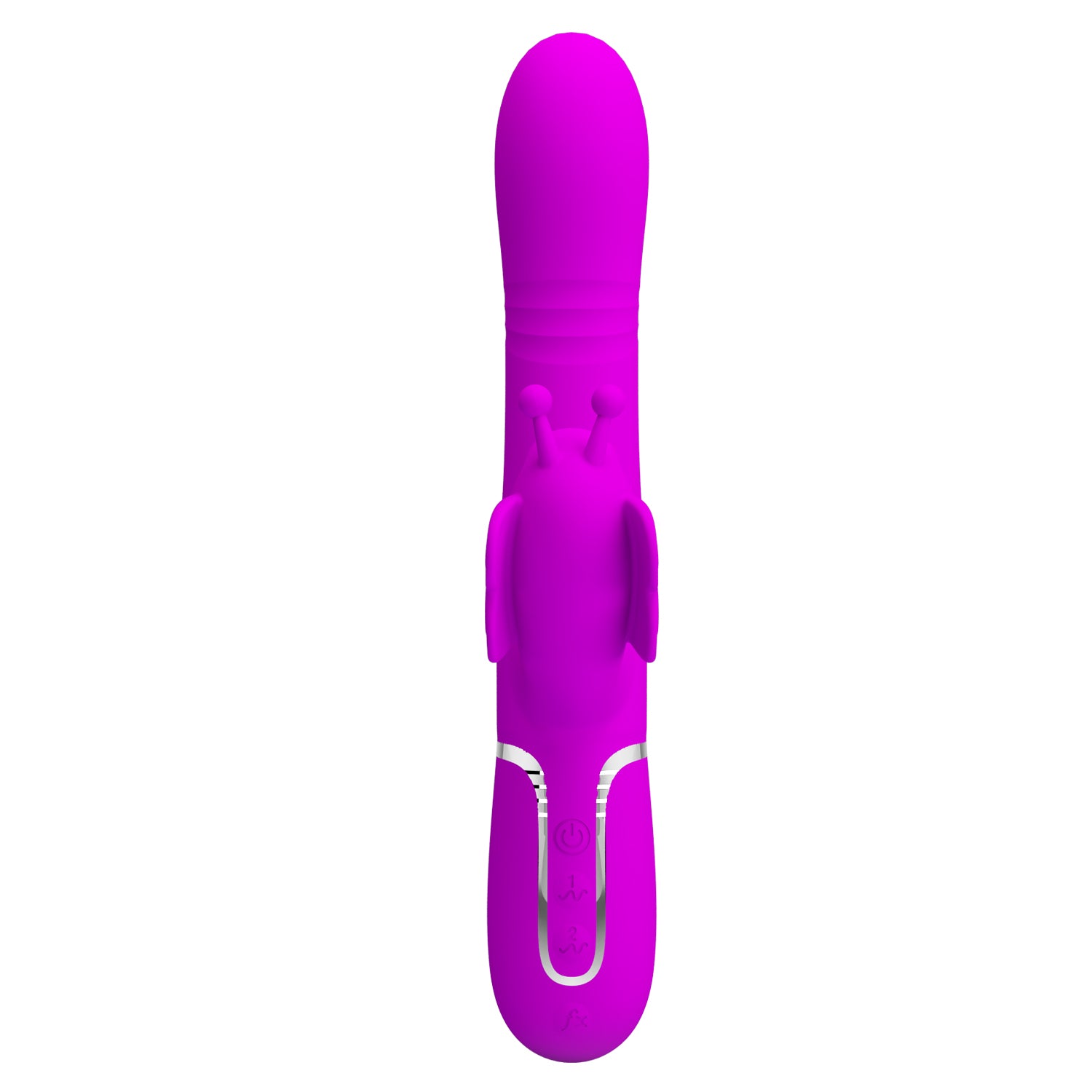 PrettyLove 4-1 Premium Silicone Rechargable Jack Rabbit Vibrator