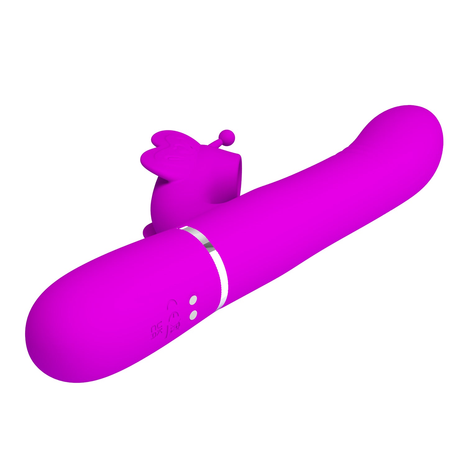 PrettyLove 4-1 Premium Silicone Rechargable Jack Rabbit Vibrator
