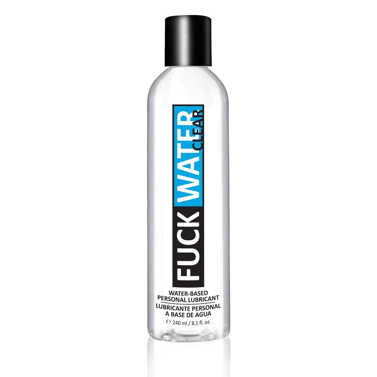 FuckWater Water Based Lubricant in Clear 8.1oz/240ml