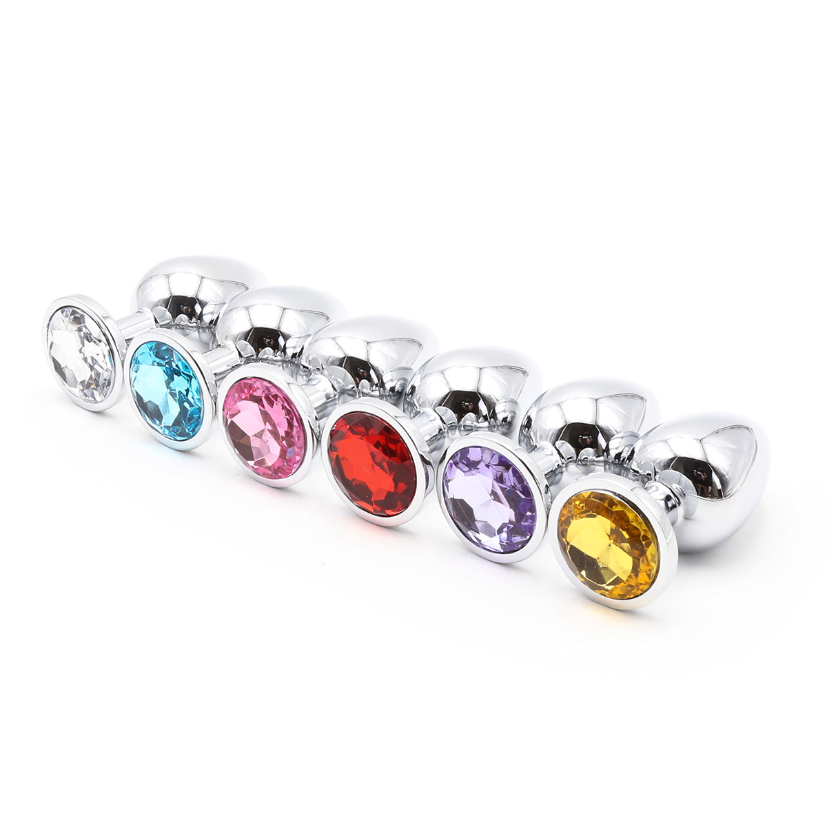 Medium Size Stainless Metal Butt Plug(Six Colors Available)