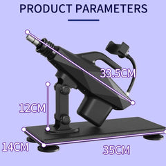 Portable Thrusting Machine with Adjustable Speed & Phone Holder | Quiet Multi-Angle Interactive Device