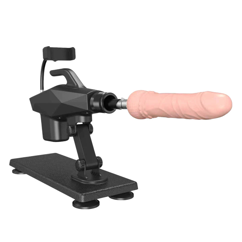 Portable Thrusting Machine with Adjustable Speed & Phone Holder | Quiet Multi-Angle Interactive Device