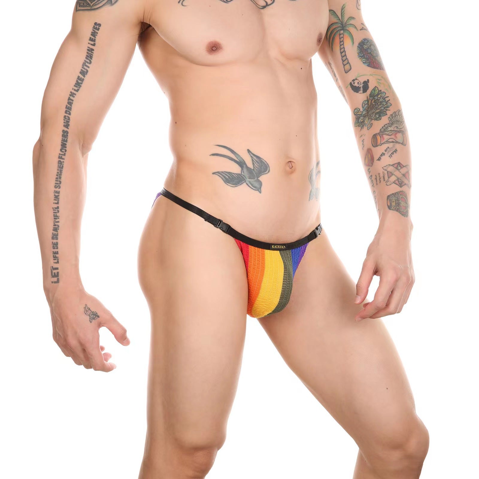 Men's Sexy Rainbow G-String Thong