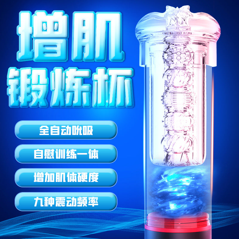 【清仓特惠】斯汉德 AR充电动男用自慰飞机杯｜震动按摩锻炼器 阴茎健慰器