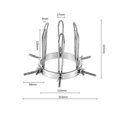 Stainless Steel Adjustable Expansion Ring Device – Large Size, Detachable Design