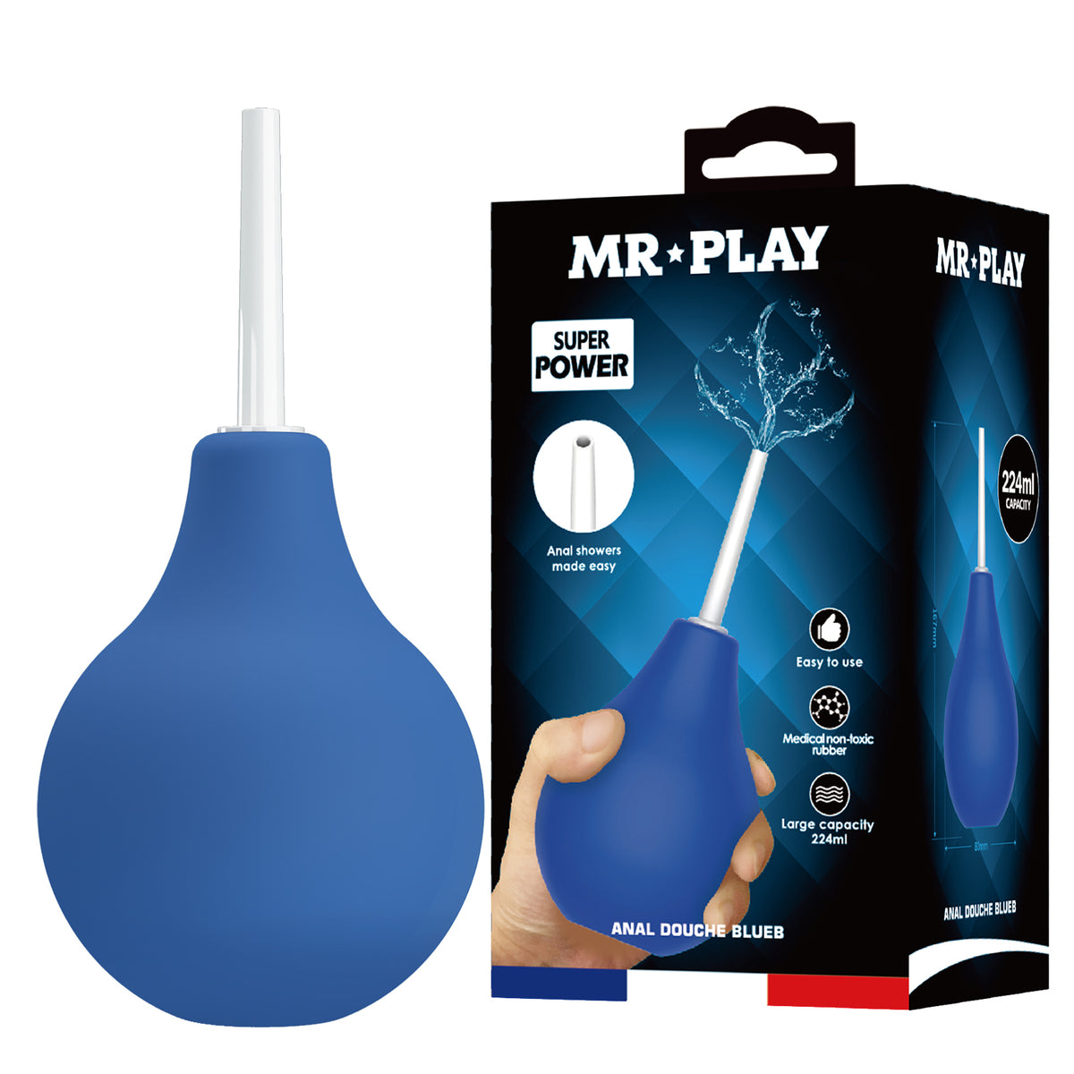 MR.PLAY 224 ml(7.6oz) Enema Anal Douche