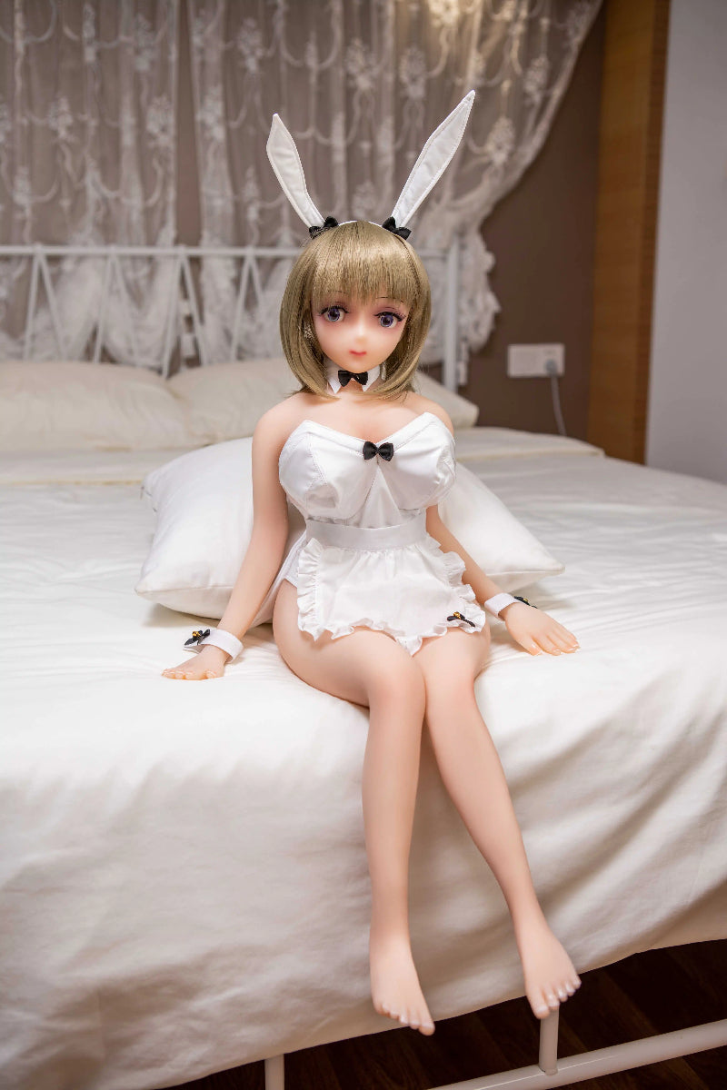 75cm Mini TPE Anime Sex Doll 💖 Realistic Petite Companion with Dual Channels