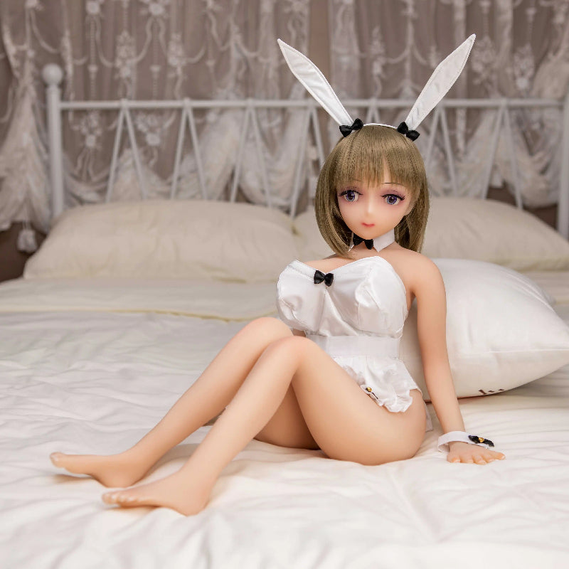 75cm Mini TPE Anime Sex Doll 💖 Realistic Petite Companion with Dual Channels