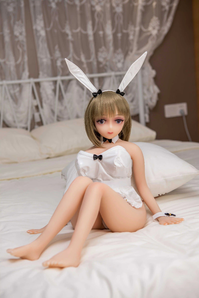 75cm Mini TPE Anime Sex Doll 💖 Realistic Petite Companion with Dual Channels