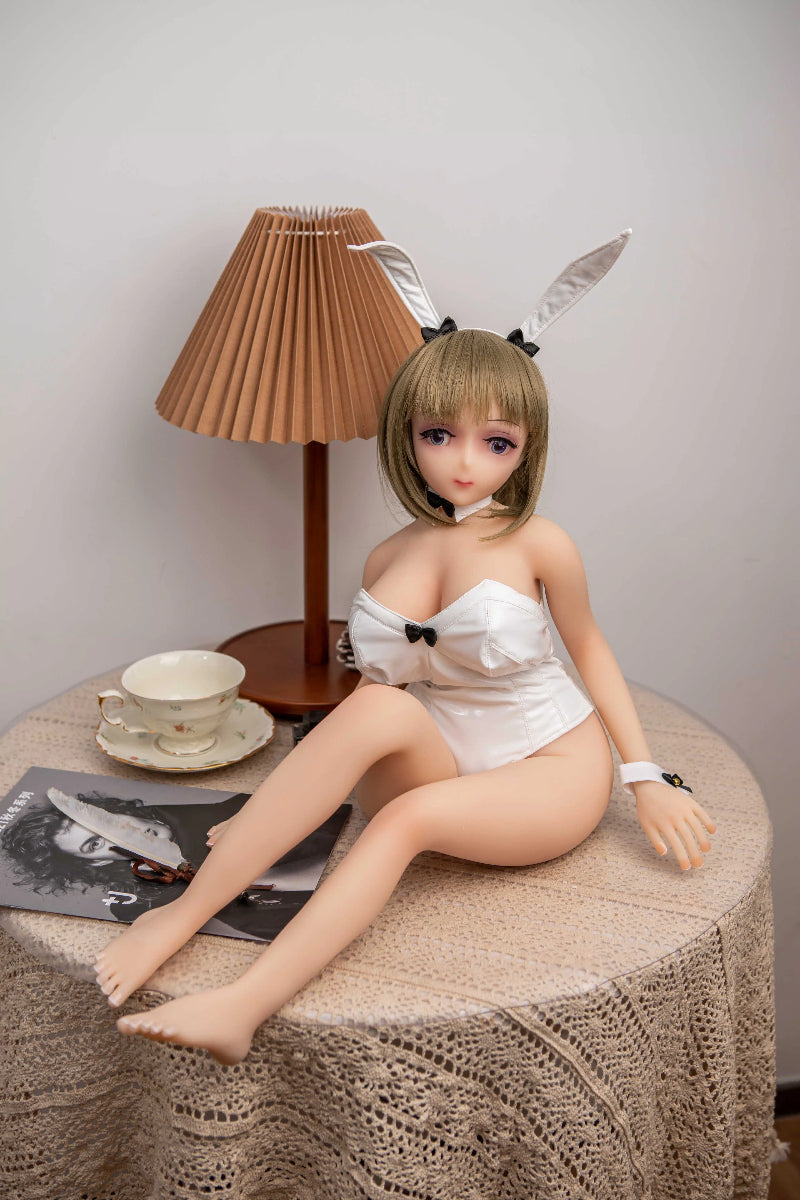 75cm Mini TPE Anime Sex Doll 💖 Realistic Petite Companion with Dual Channels