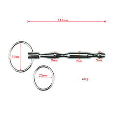 4.52 Inch Stainless Urethral Sounds Penis Plug