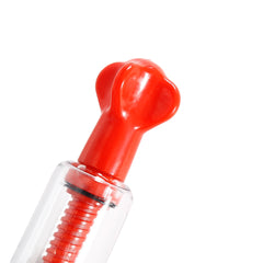 3.1cm可视乳头旋转吮吸器｜强劲刺激·欲潮升级｜红色/透明双款｜一对两只