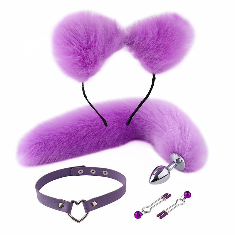 4 Pieces Fox Cosplay BDSM Set