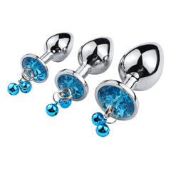 Luxury Metal Anal Training Kit - 3 Sizes with Double Bell Design (4 Colors Available)