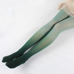 Women's Sexy Sheer High Waist Gradient Color Stockings(Four Colors Available)