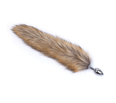 Fox Tail Cosplay Small Size Stainless Steel Butt Plug (Three Colors Available)