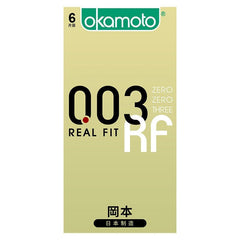 日本OKAMOTO冈本003Real Fit避孕套六只装