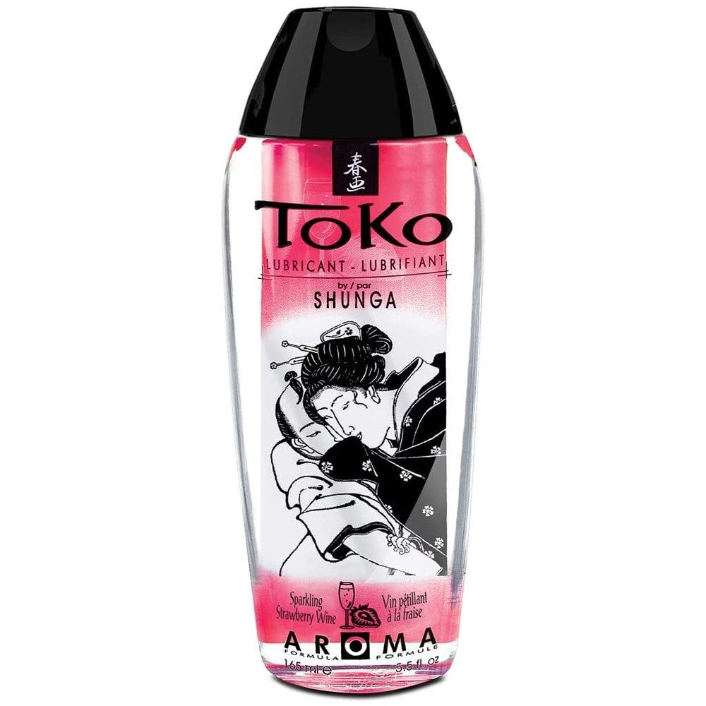 Toko Aroma Flavored Lube 5.5oz/163ml in Sparkling Strawberry Wine -  Sex Toys & Adult Toys | XtoySmart Canada