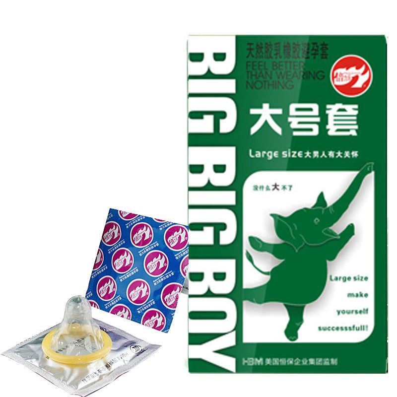 倍力乐Large Size Lubricated Condoms, 10 Count（大号套）