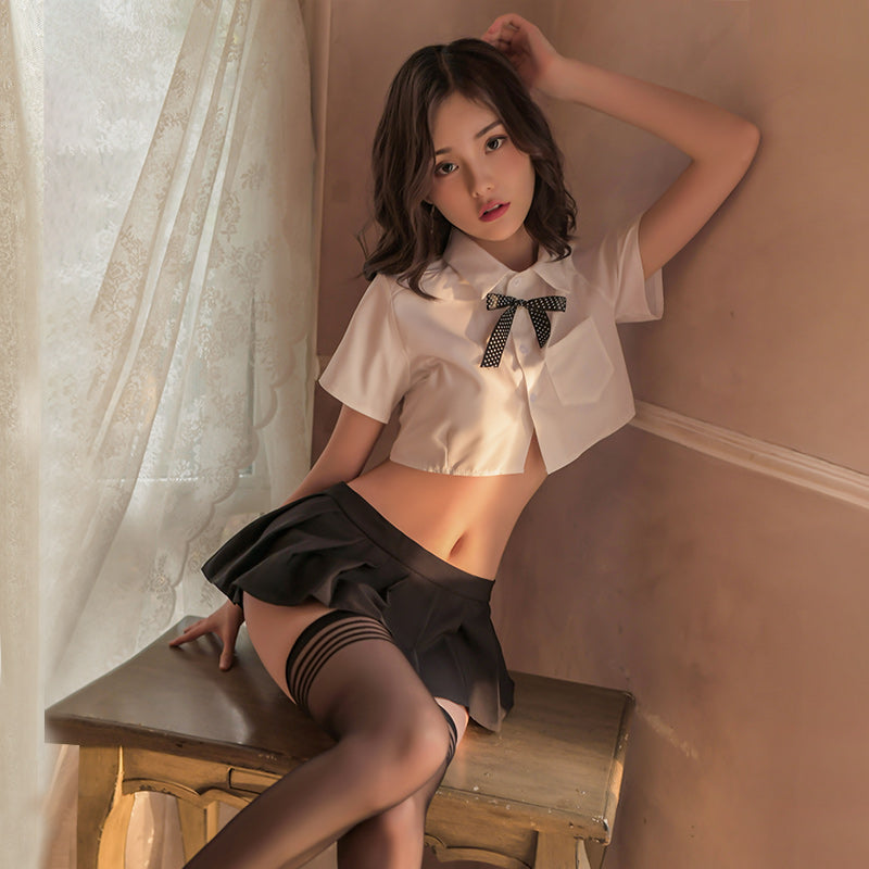Sexy Female Student JK Uniform Cosplay Lingerie